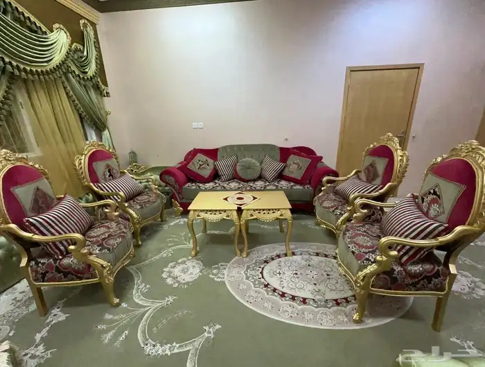 طقم كنب تفصيل اخو الجديد البيع على السوم 0
