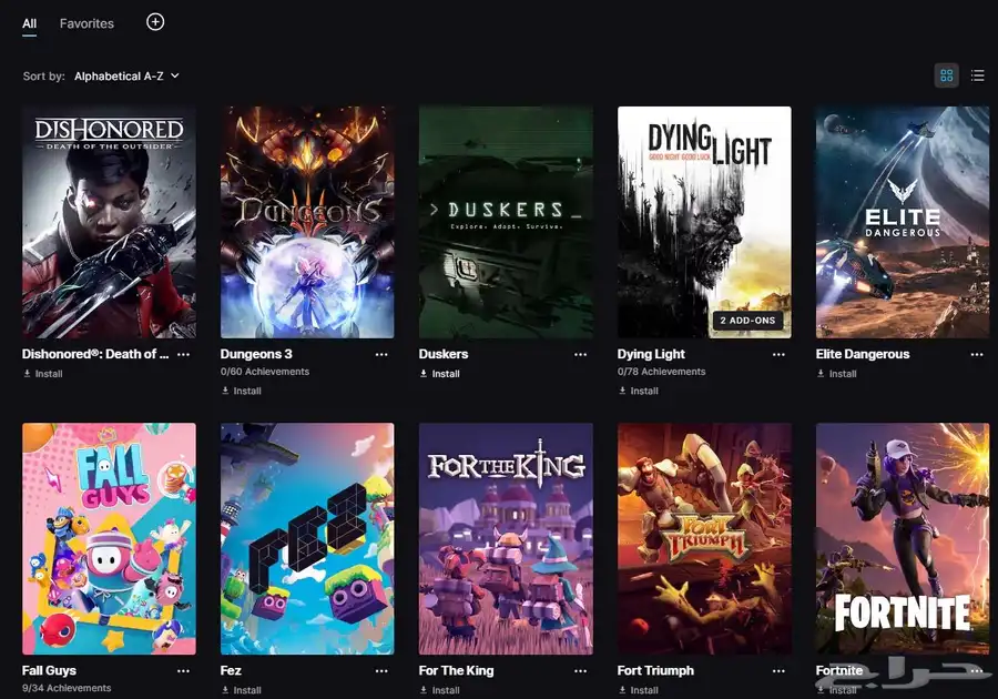 حساب Epic Games نادر جدا فيه 107 العاب رخيص جدا 5
