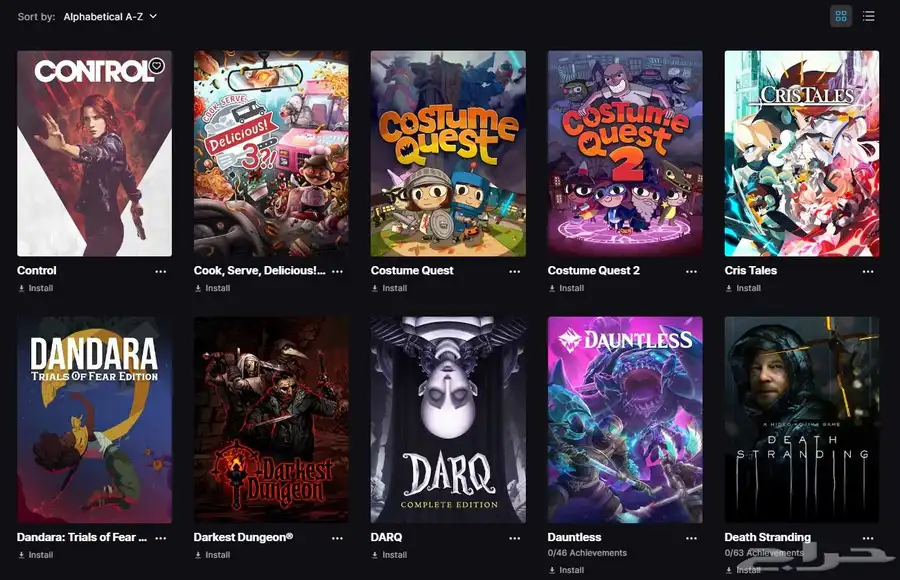 حساب Epic Games نادر جدا فيه 107 العاب رخيص جدا 2