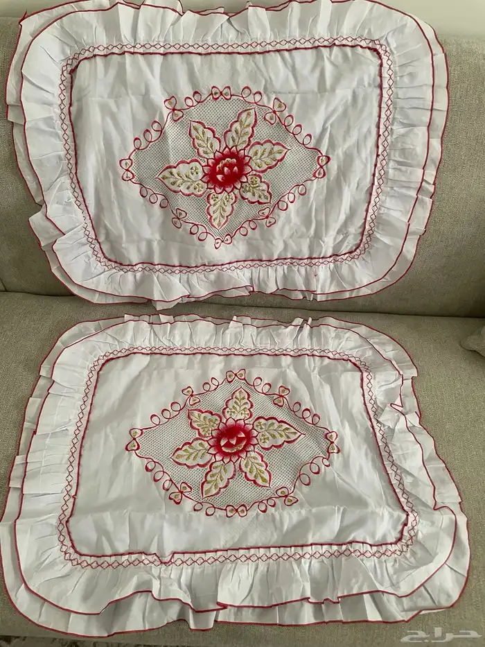 تلبيسات مخدات الطاووس وصباح الخير 15