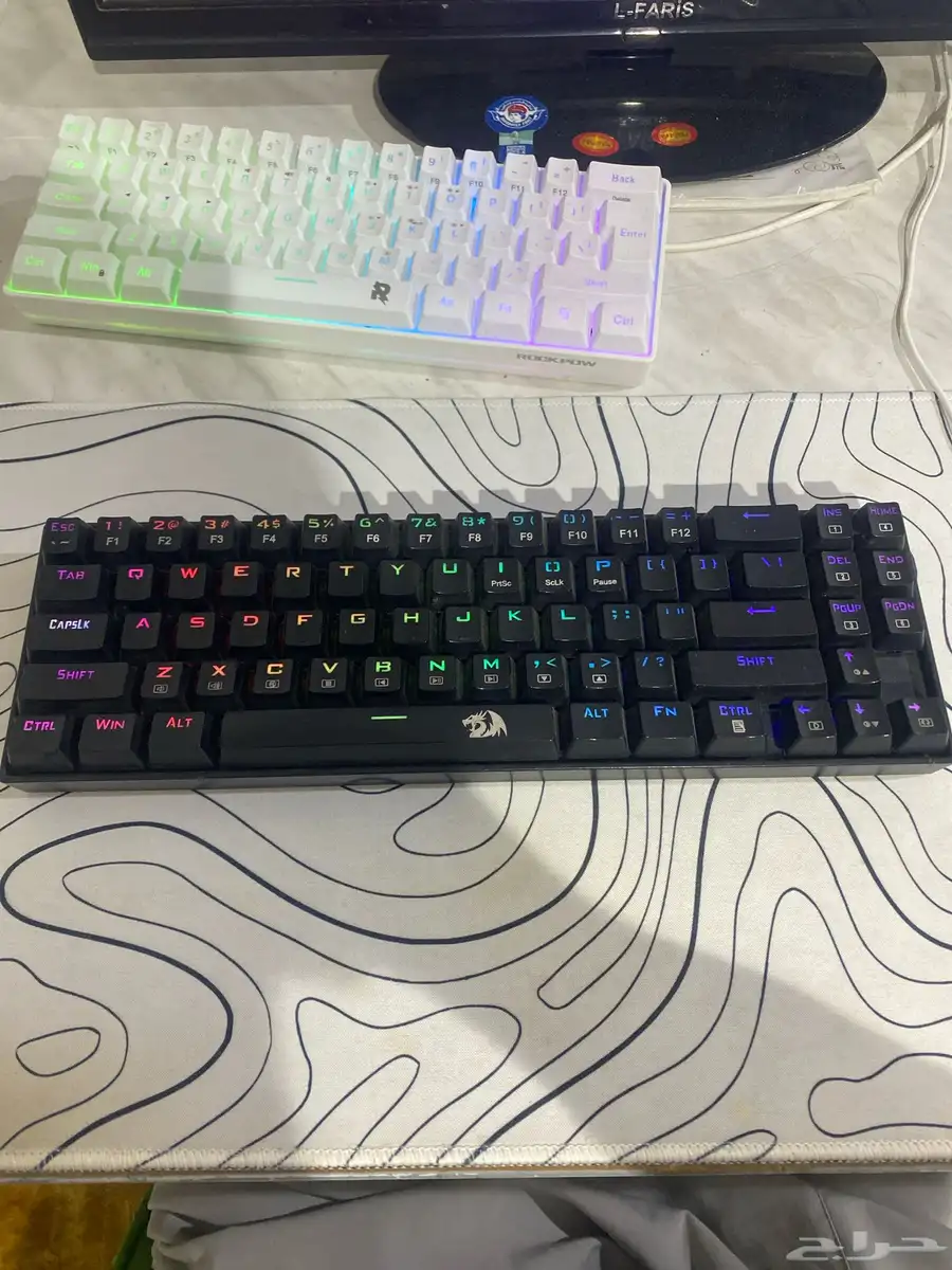 اعرض لكم كيبورد رد دراقون k599 نظيفه جداا 0
