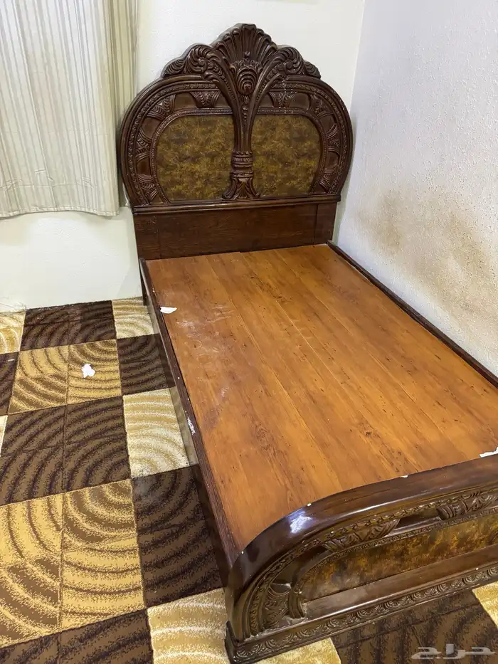 سرير خشبي جودة عالية مفصل 0