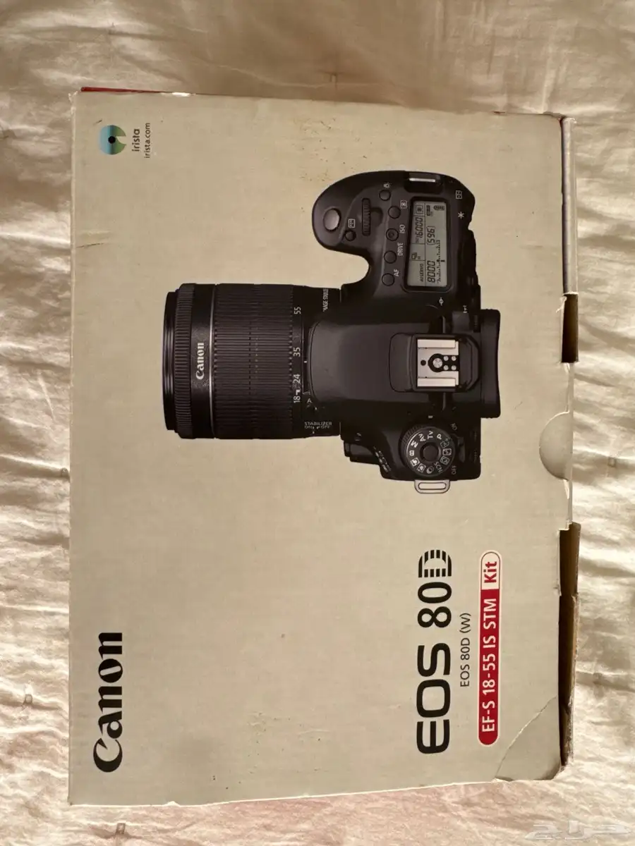 كاميرا كانون 80D نظيفه جدا  واستخدام خفيف 6