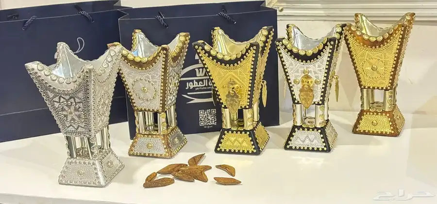 مباخر حايل متوفره في محايل عسير محل واحة العطور 4
