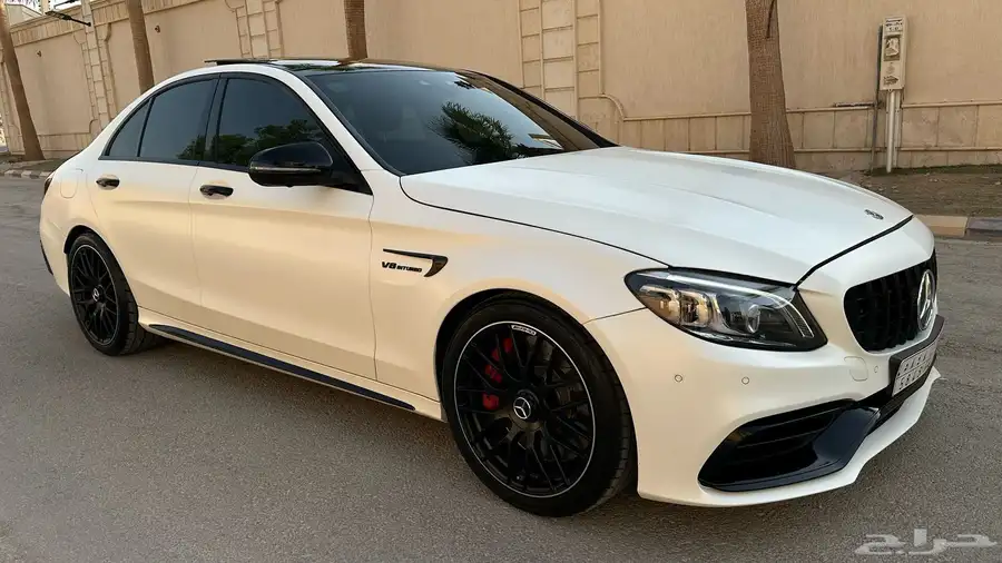 مرسيدس c63s AMG 2020 جفالي نظيف جدا 28