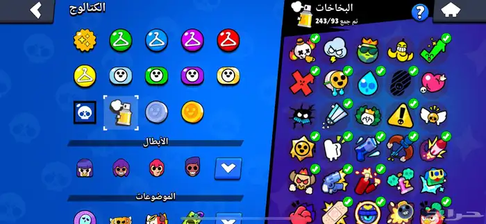 حساب برول ستارز 33