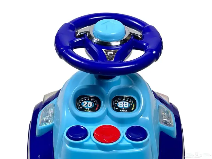 سياره دف بإضاءة وأصوات - سيارة ركوب للأطفال بتصميم مميز 4