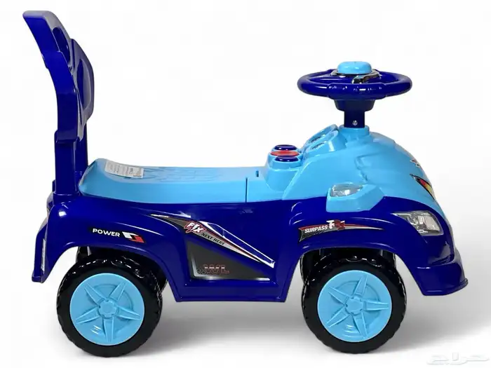 سياره دف بإضاءة وأصوات - سيارة ركوب للأطفال بتصميم مميز 1