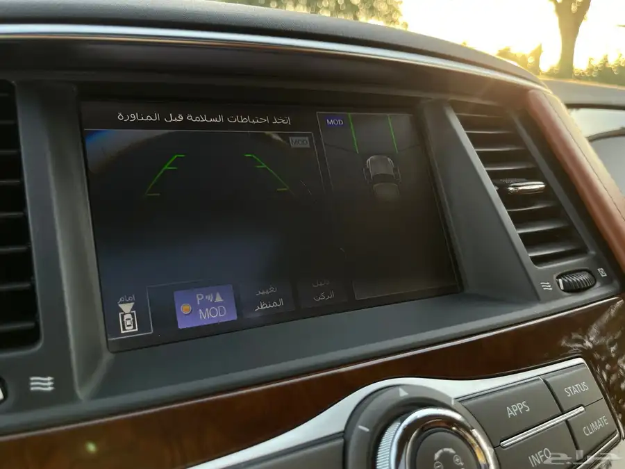 للبيع انفينتي QX80 موديل 2019 نظيف جدا 23