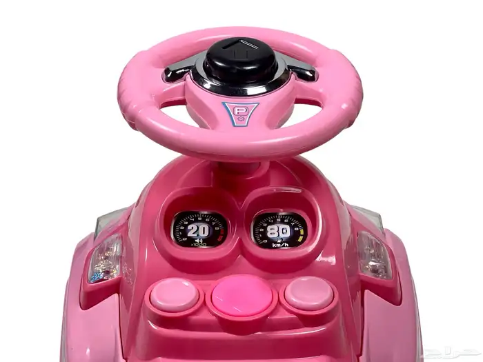 سياره دف بإضاءة وأصوات - سيارة ركوب للأطفال بتصميم مميز 9