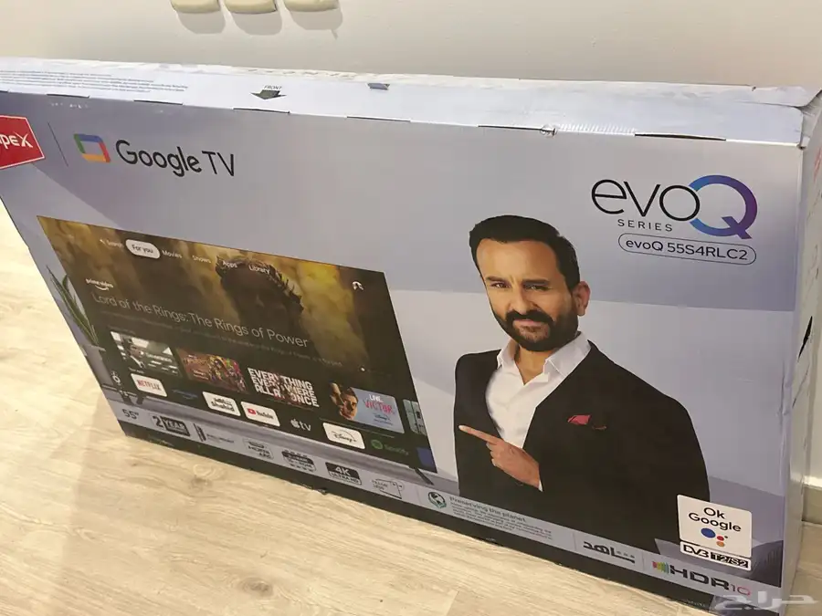 شاشة امبيكس 4k سمارت نظام قوقل وتدعم نظام ابل تي في 0