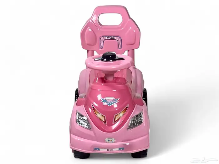 سياره دف بإضاءة وأصوات - سيارة ركوب للأطفال بتصميم مميز 8