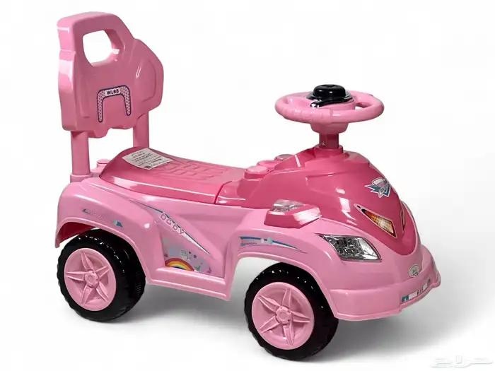 سياره دف بإضاءة وأصوات - سيارة ركوب للأطفال بتصميم مميز 5