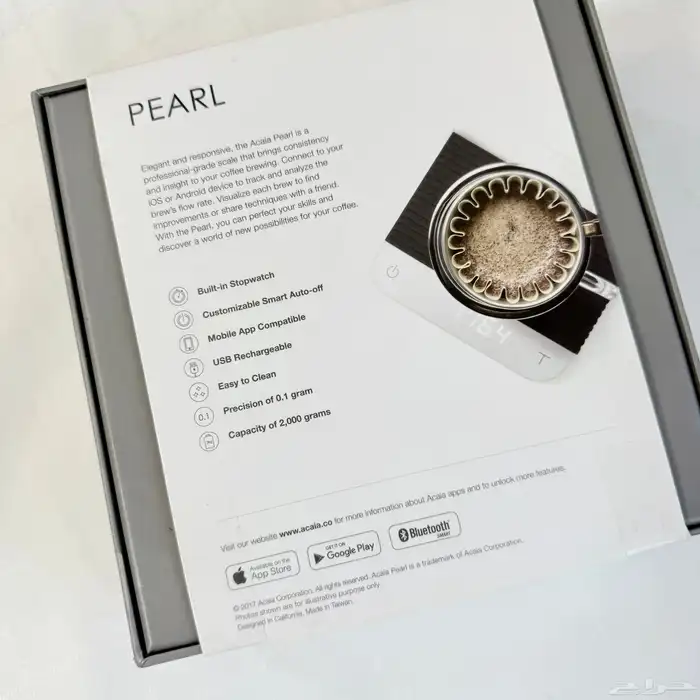 اكايا- ميزان بيرل الذكي   Acaia Pearl Smart Scale 11