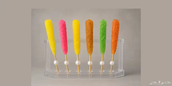 اعواد سكر ساده وملونه وبنكهات لضيافه انيقه ومميزه لضي 1