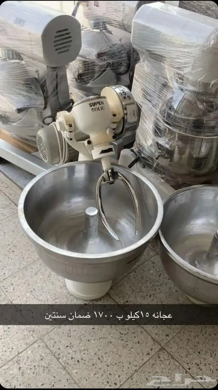 عجانه سوري عجانه ستيل معدات مخبز خلاط عجين سوري 1
