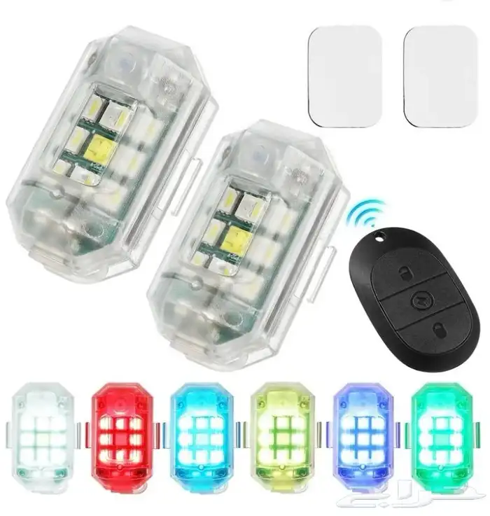 ضوء سهاري ستروب LED لاسلكي تحكم ريموت عالي السطوع 0