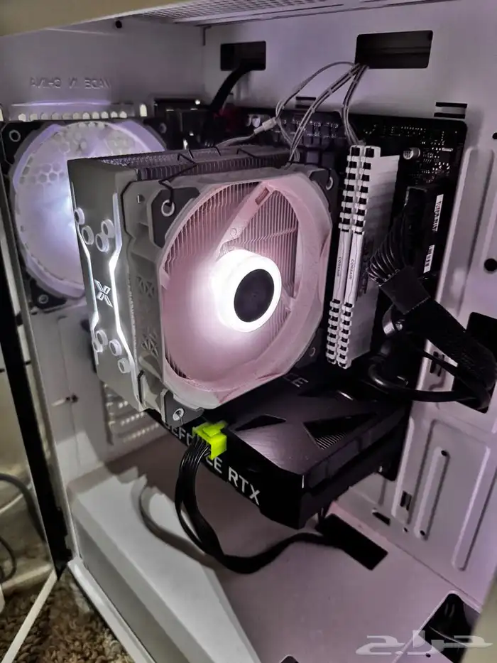 بيسي قيمنق ابيض مواصفات البي سي كرت3060 RTX معالج i512400 2