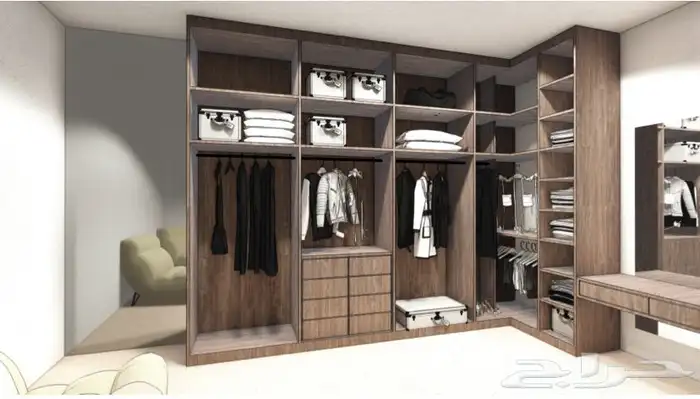 ابواب خشب تلبيس جدران 10