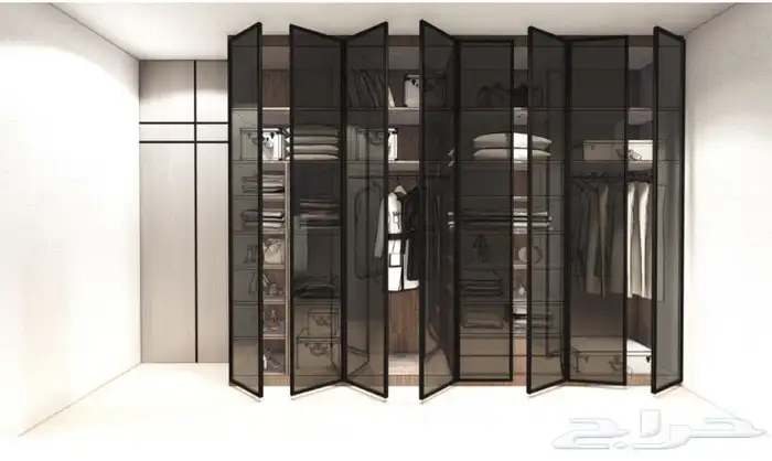 ابواب خشب تلبيس جدران 9