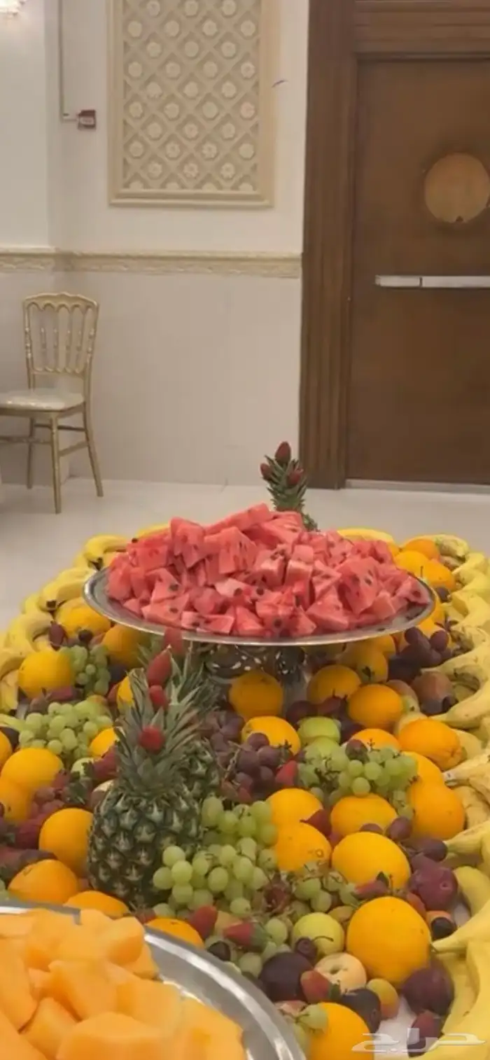 تجهيز صحون فواكه 2