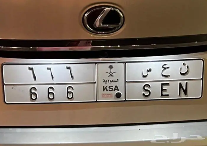 لوحة مميزة ثلاثي مكرر و معنى قوي 666 0