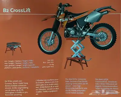 رافعة (عفريتة ) دراجات نارية صحراوي B2 cross lifte 0