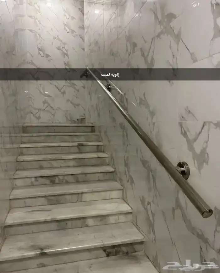درابزين استيل زاويه لمسه 1