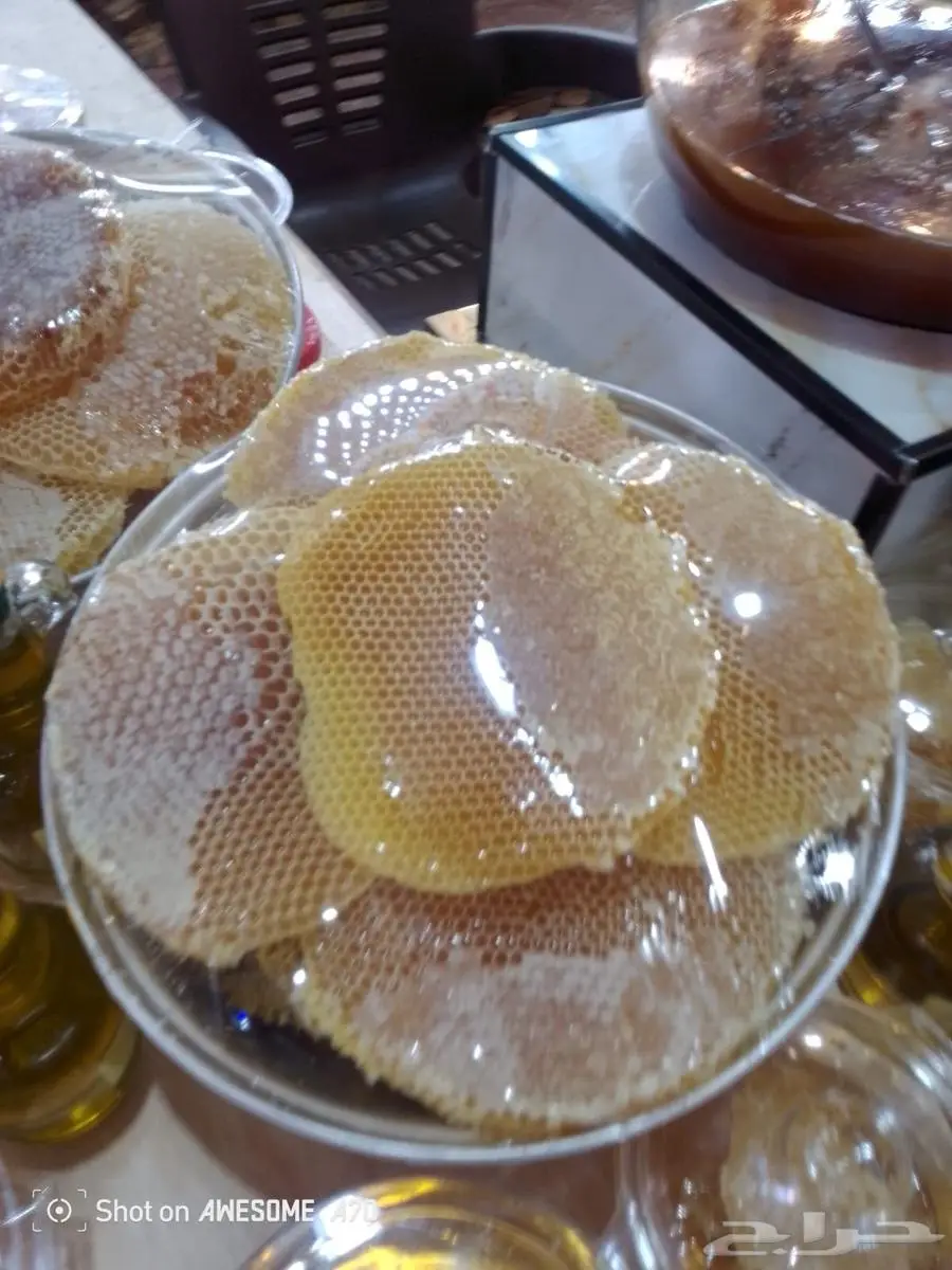 عسل وشمع طبيعي سمر وطلح 6