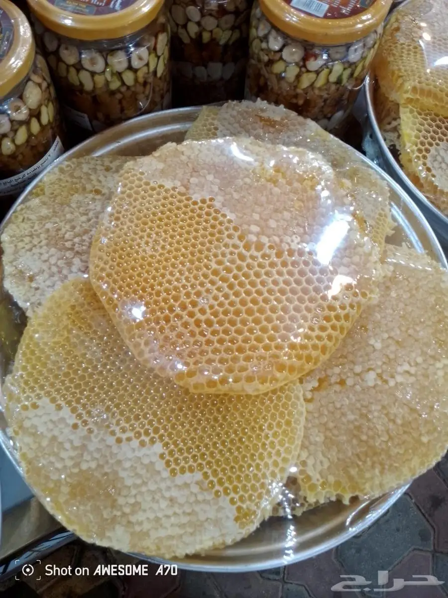 عسل وشمع طبيعي سمر وطلح 3