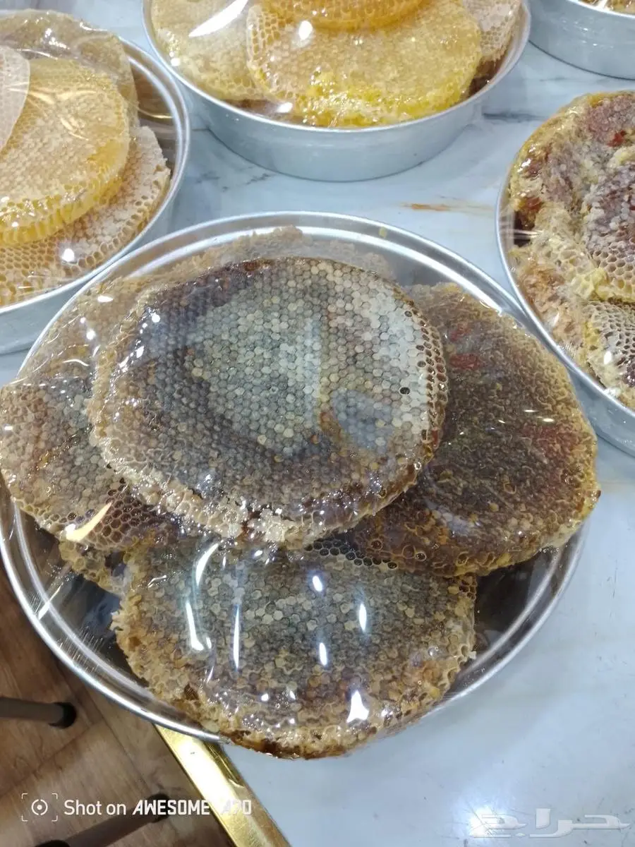 عسل وشمع طبيعي سمر وطلح 8