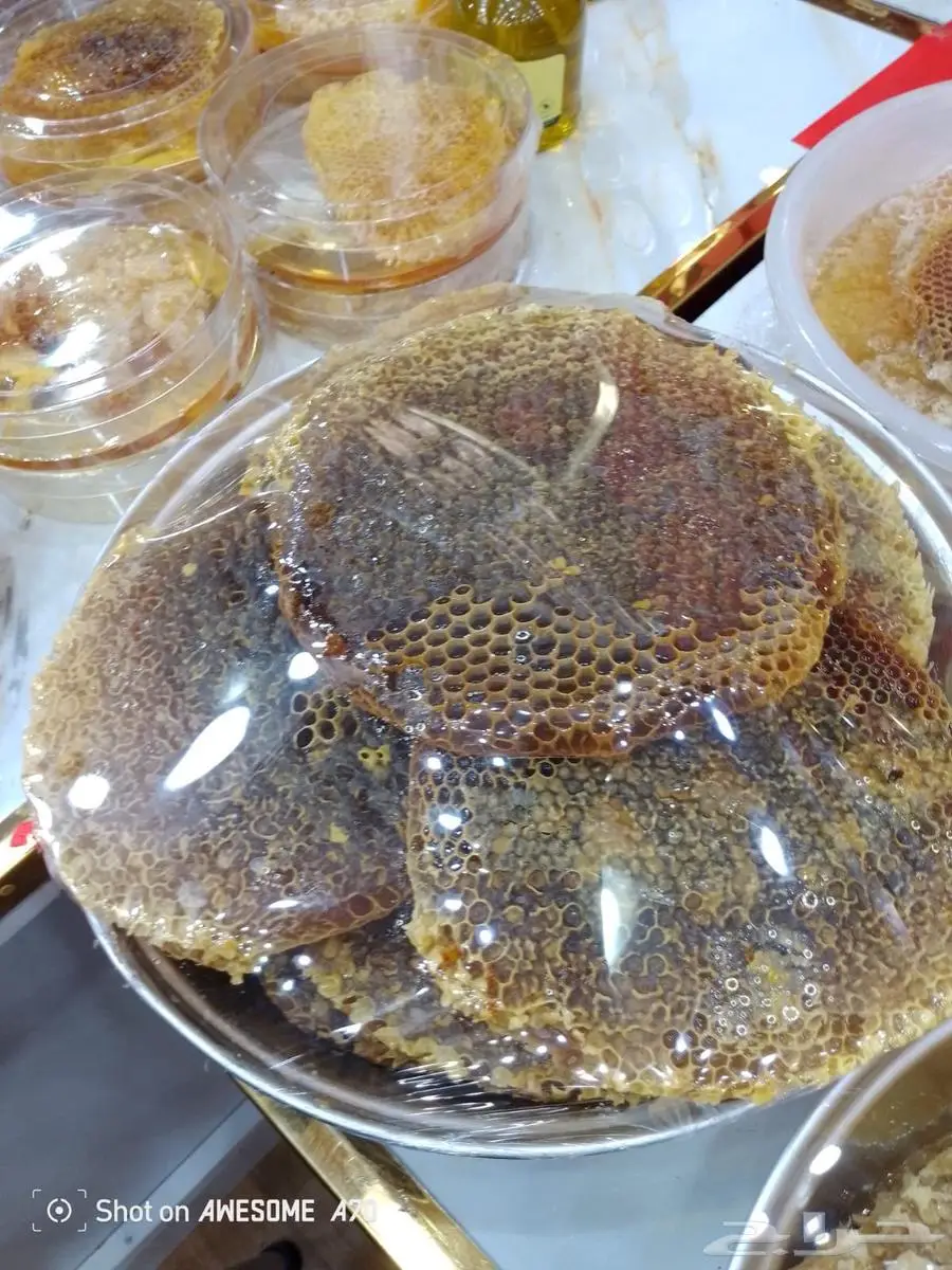عسل وشمع طبيعي سمر وطلح 7