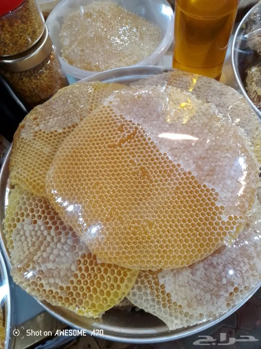 عسل وشمع طبيعي سمر وطلح 5