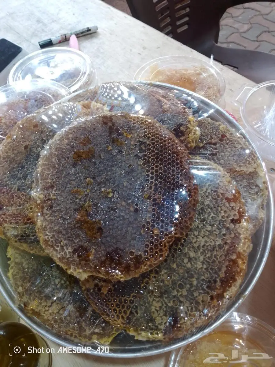 عسل وشمع طبيعي سمر وطلح 0