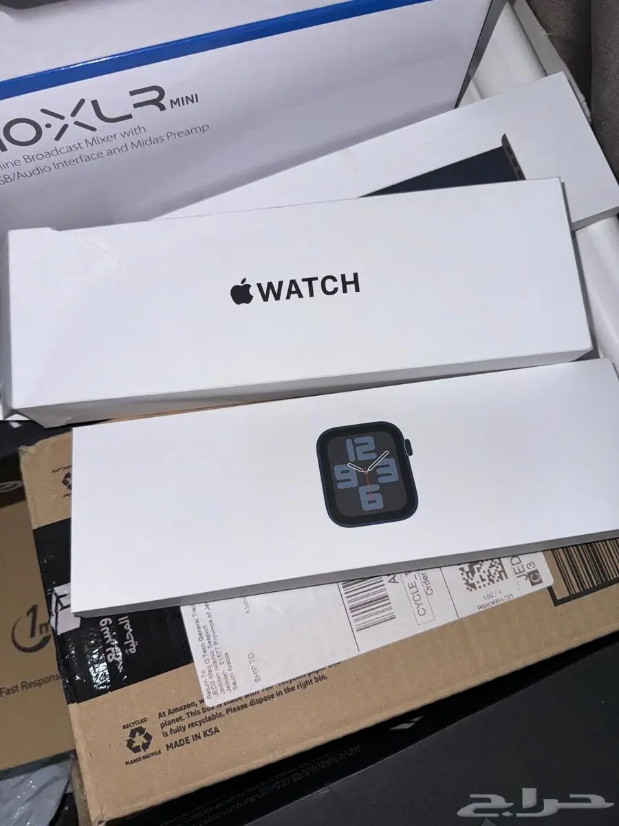 ساعة ابل Se 2024 مقاس 40mm مع GBS   لون midnight 0