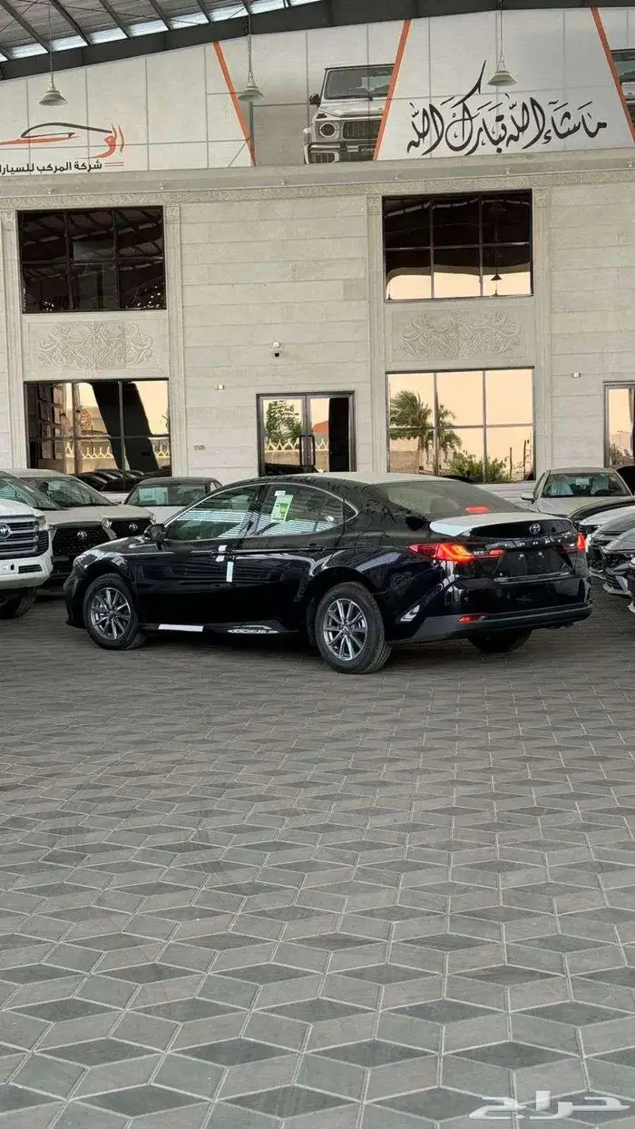 تويوتا كامري Eستاندر بنزين اسود سعودي2025-123000 5