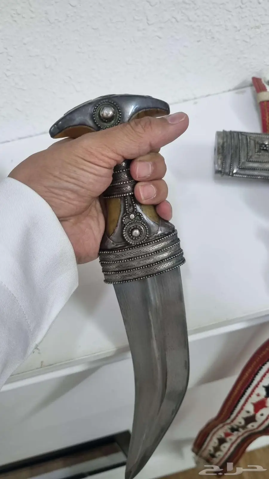 جنبية خنجر زراف قديم 5