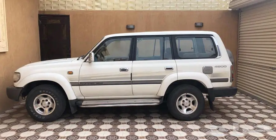 صالون لاند كروزر موديل 97 نظيف قسر مكينة دبل شرط ا 0