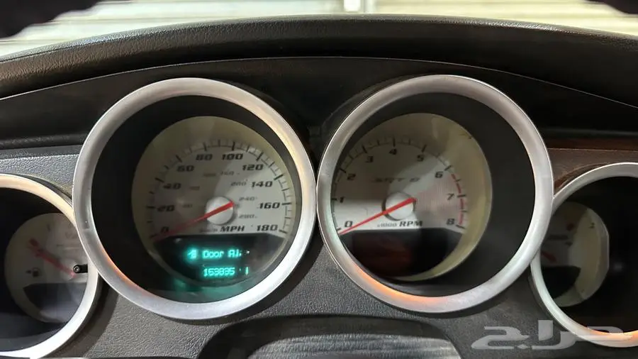 دوج تشارجر SRT8 2007 احمر 6.1L 6