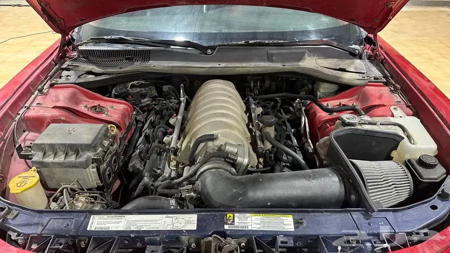 دوج تشارجر SRT8 2007 احمر 6.1L 12