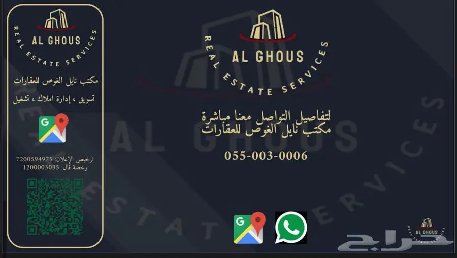 مجمع معارض تجارية للإيجار بمساحة 925 متر مقابل بوليفارد تبوك 7