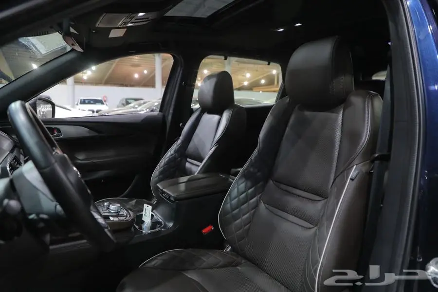 مازدا CX9 فل كامل سيجنيتيشر فتحة سقف جلد موديل 2024 13