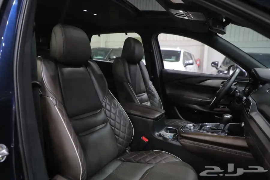 مازدا CX9 فل كامل سيجنيتيشر فتحة سقف جلد موديل 2024 11