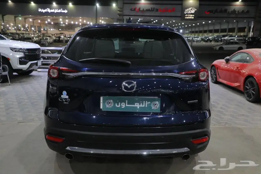 مازدا CX9 فل كامل سيجنيتيشر فتحة سقف جلد موديل 2024 5