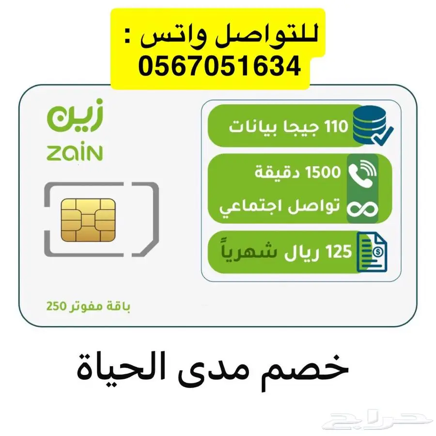 باقات شرائح انترنت بيانات واتصال 2