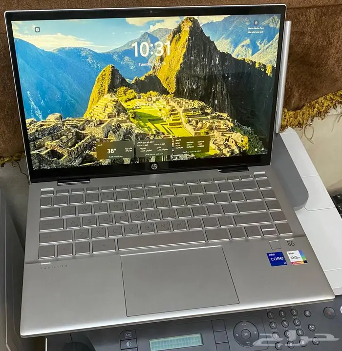 لابتوب hp شاشة لمس مع قلم ويتحول لتابلت 4