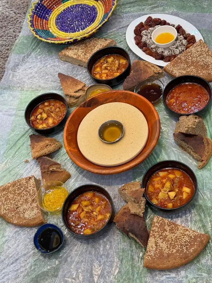 أكلات شعبيه خبزة عريكة عيش 1