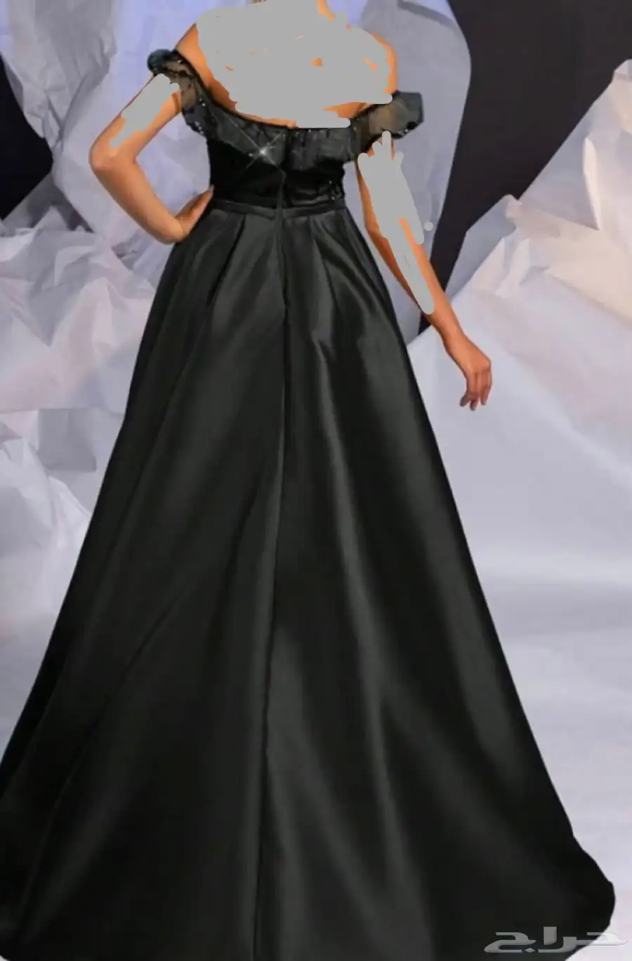 فستان اسود سهره 2
