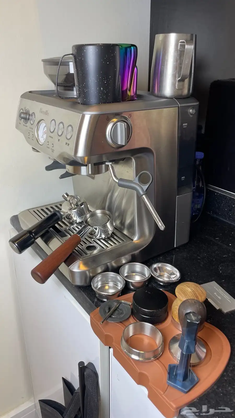 مكينه قهوه Breville مع ادواتهااستخدام بسيط جدا index