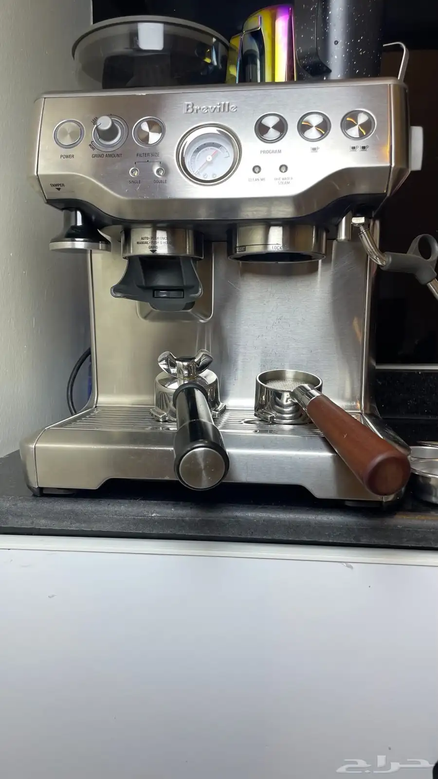 مكينه قهوه Breville مع ادواتهااستخدام بسيط جدا index
